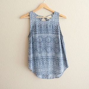 Cynthia Rowley Silk Tank Boho Coachella Festival